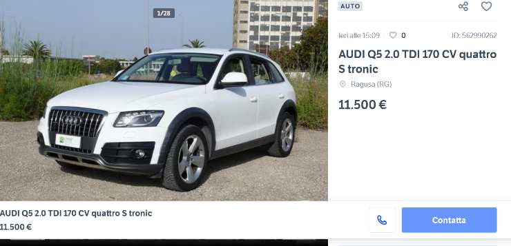 Audi Q5 prezzo basso