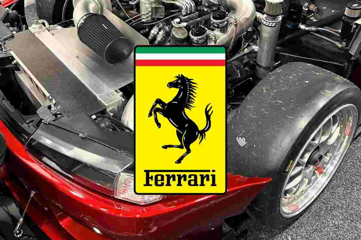 Trovata una Ferrari abbandonata