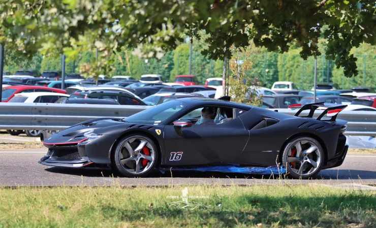 La nuova Ferrari di Charles Leclerc