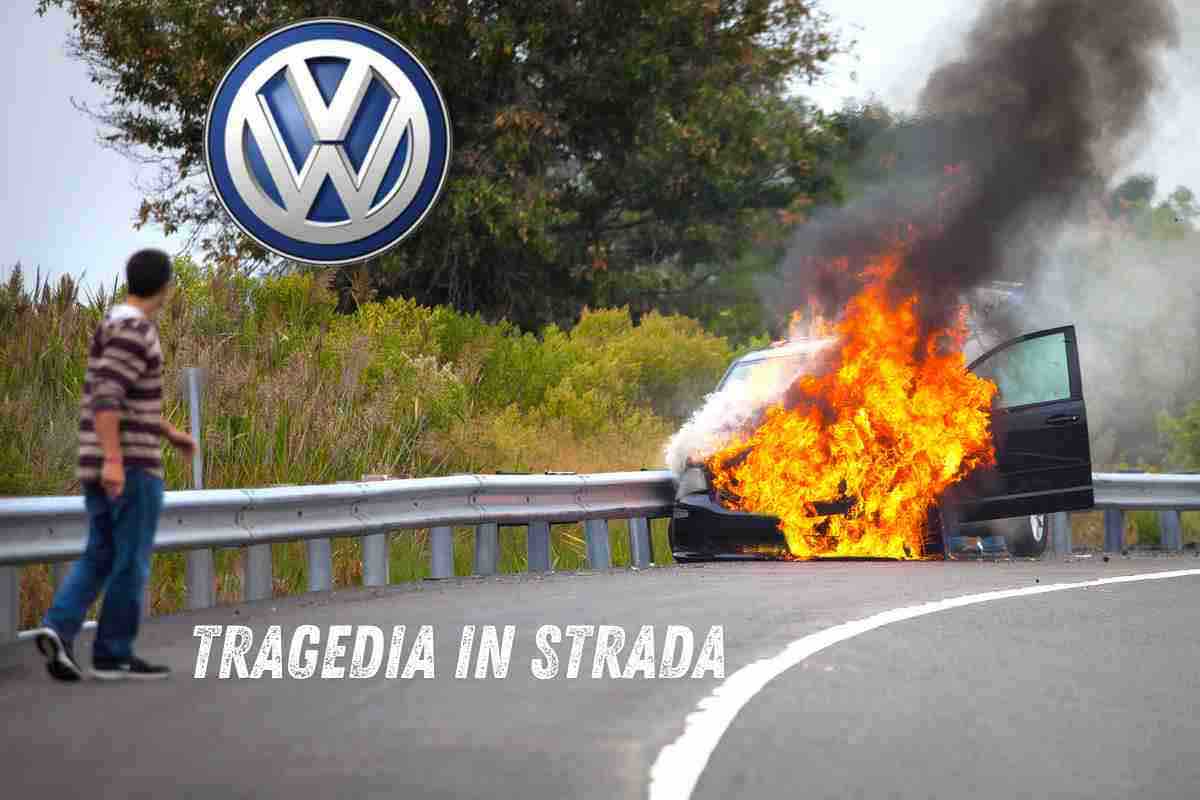 Volkswagen incidente automobile