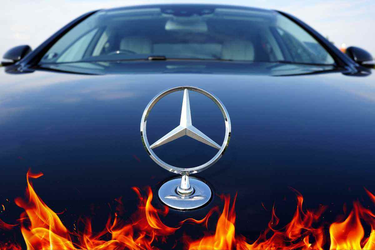 Allarme incendio Mercedes